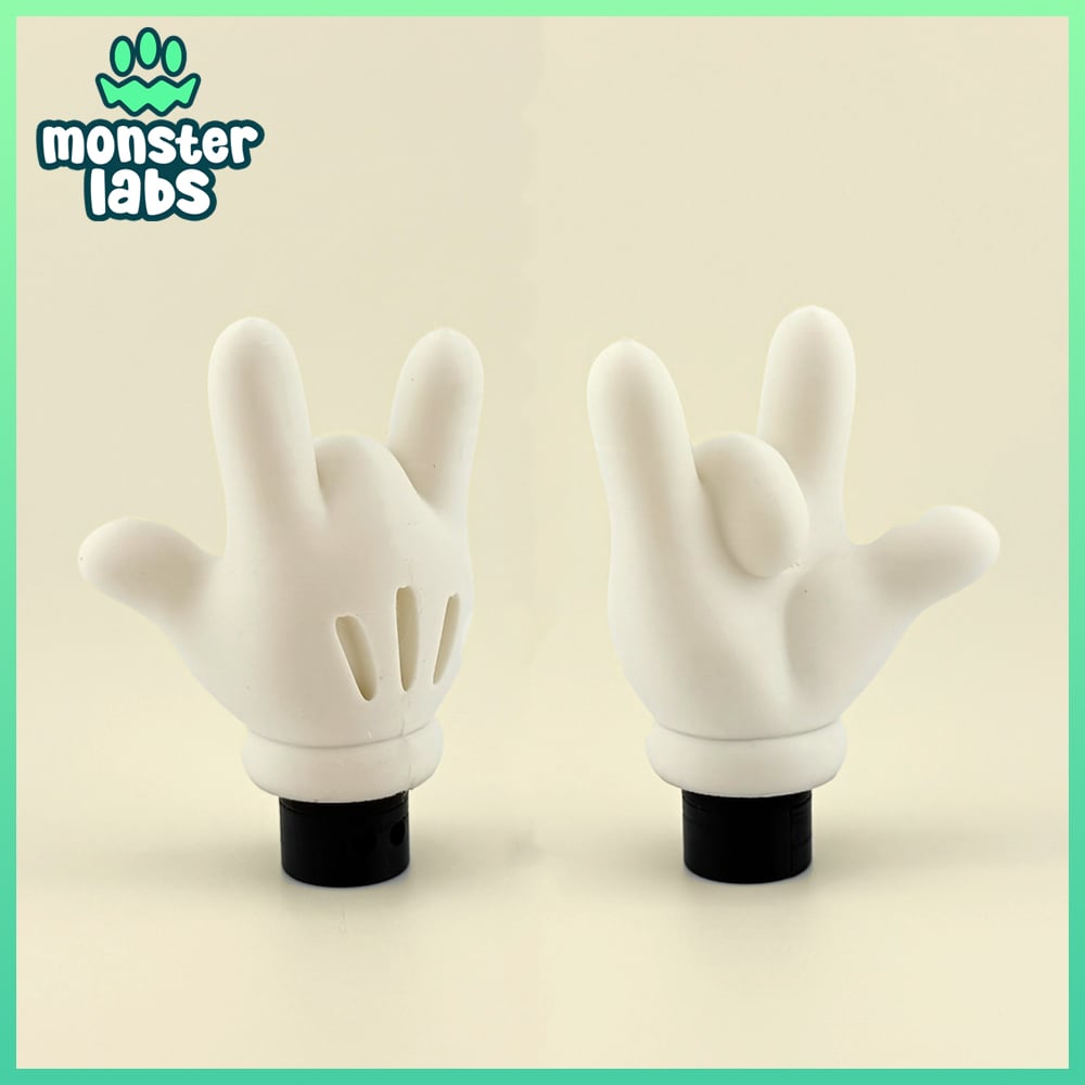 Toon Hands Fidget Clicker Keychain Bundle 3d model