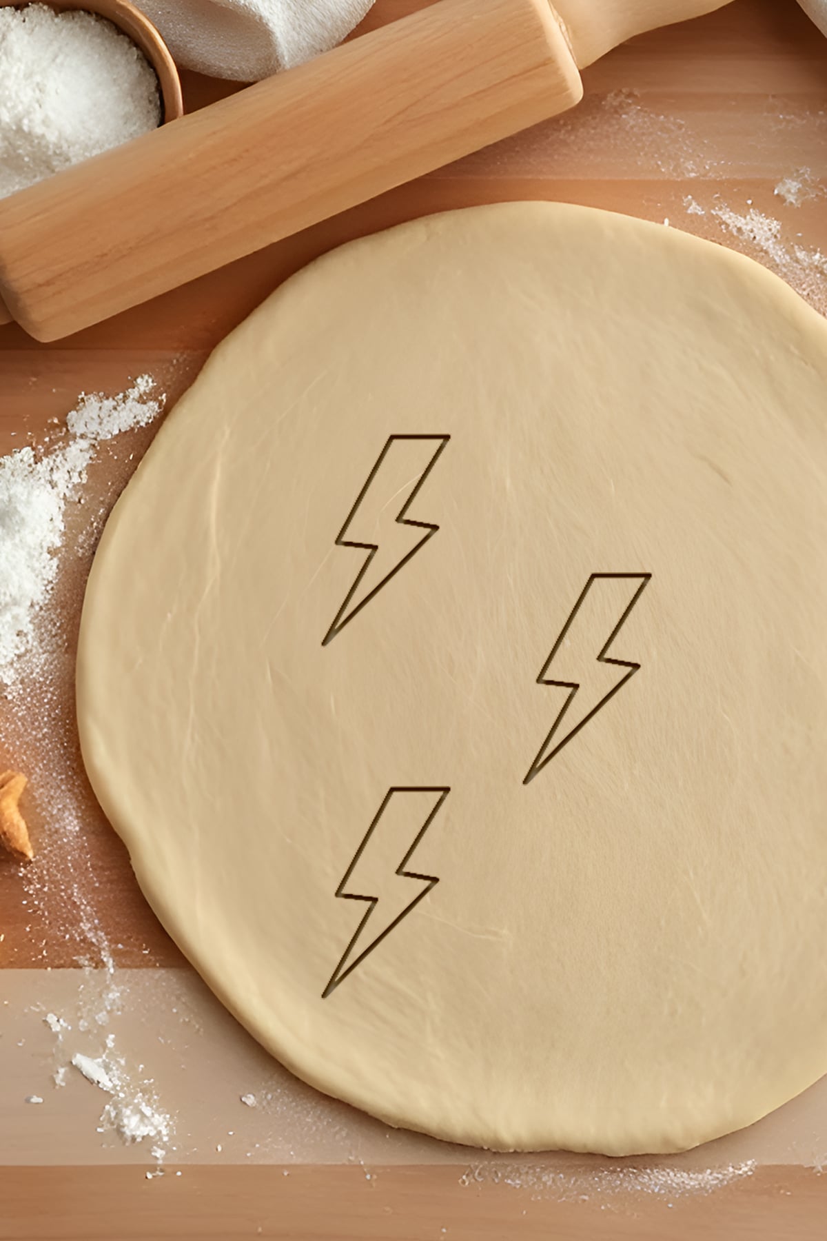 Lightning Cookie Cutter, Biscuit Cutter 3d model