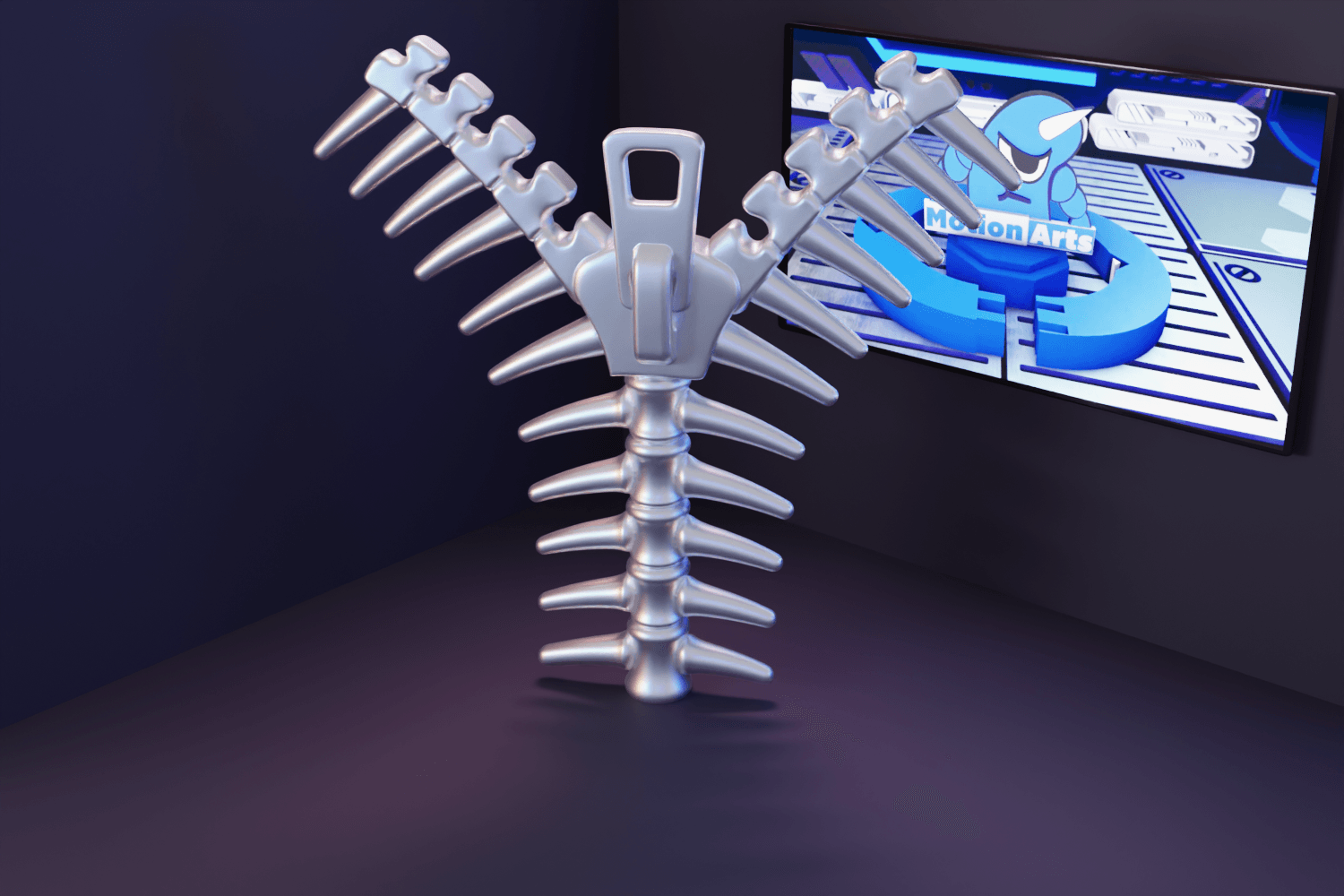 Zipper Ossos.stl 3d model