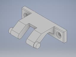Corsair K70 Wrist Rest Clip Replacement 3d model