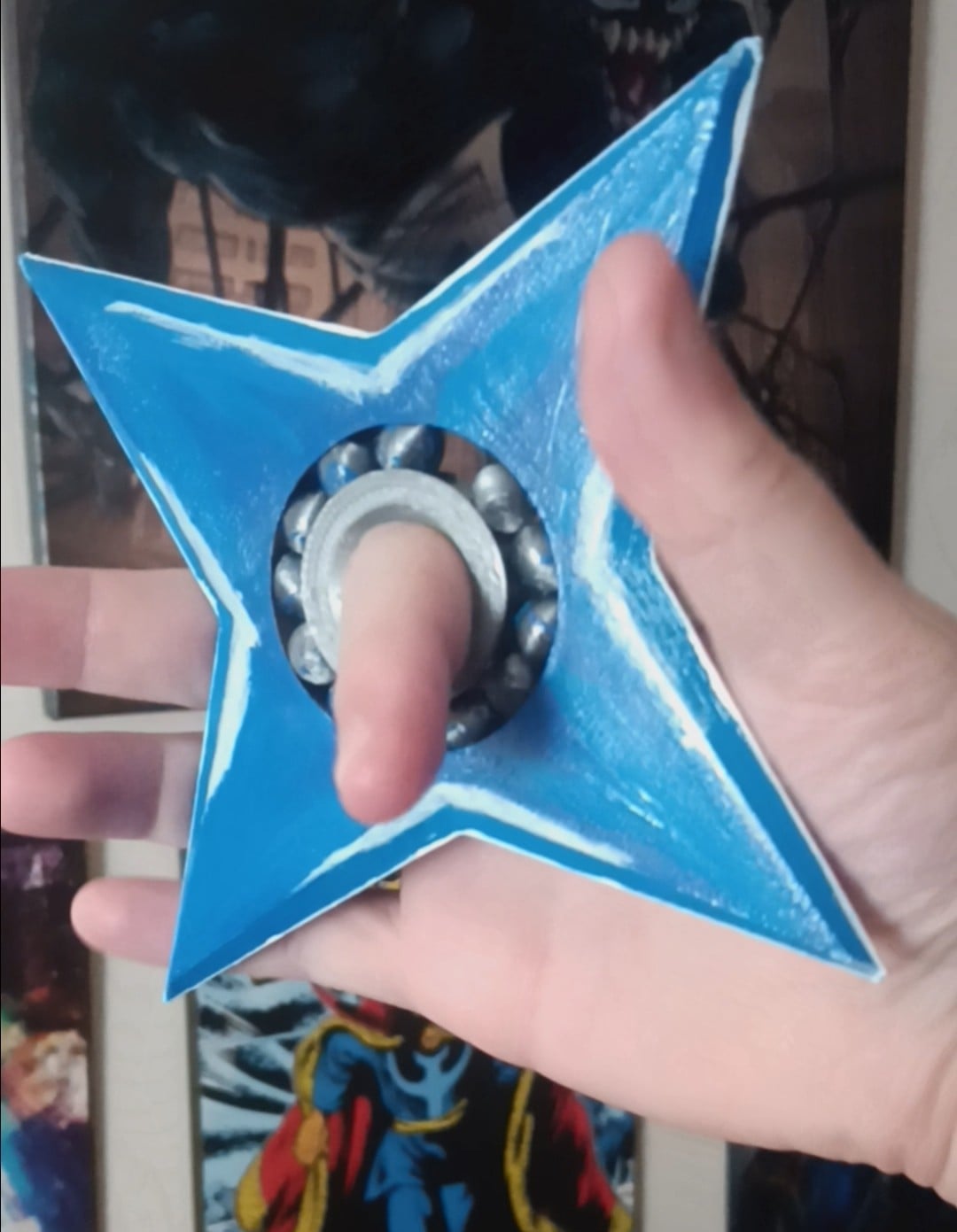 4 Point Shuriken Spinner Mini 3d model