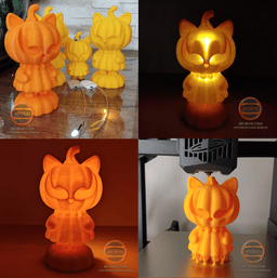 PumpKitty Night Light 3d model