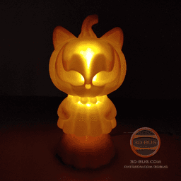 PumpKitty Night Light 3d model