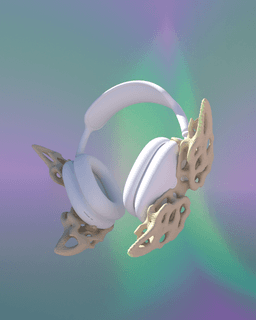 V3 ABSTRACT AIRPODS MAX ACCESSORY 3d model