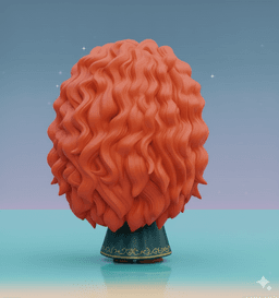 MERIDA PRINCESS KAWAII β COLLECTIBLE 3D FIGURE 3d model