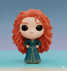 MERIDA PRINCESS KAWAII β COLLECTIBLE 3D FIGURE 3d model