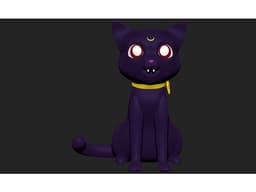 Sailor moon - Luna 3d model