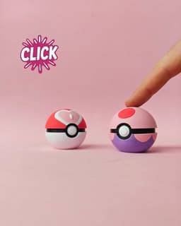 Love Ball and Dream Ball, Fidget Clicker Keychain, Click Toy 3d model