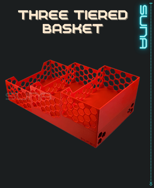 Three Tier Basket 3d model