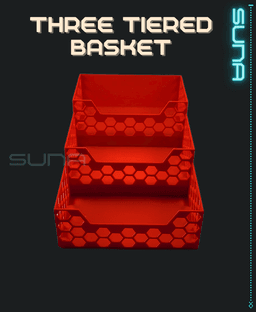 Three Tier Basket 3d model