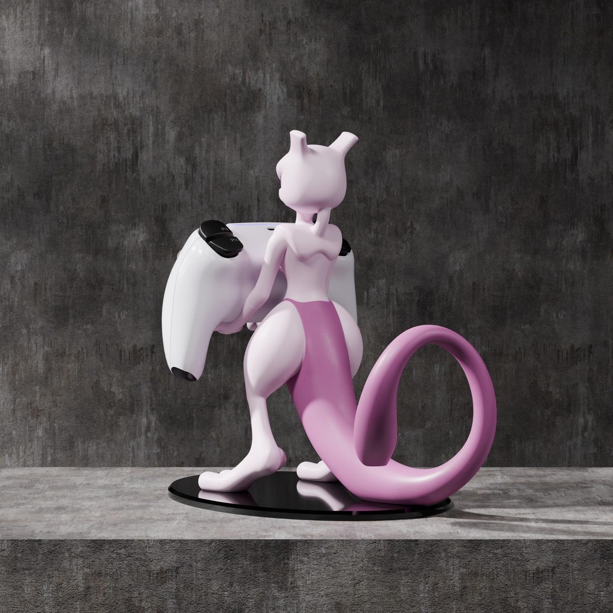 Mewtwo Controller Stand 3d model