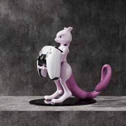 Mewtwo Controller Stand 3d model