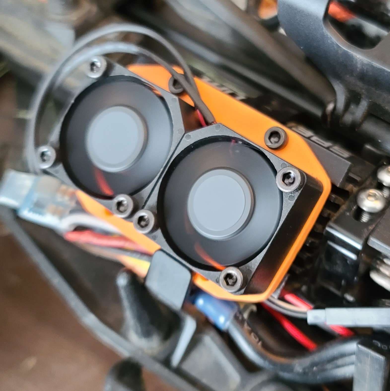 ARRMA Fireteam Dual 30mm Fan Mod.stl 3d model
