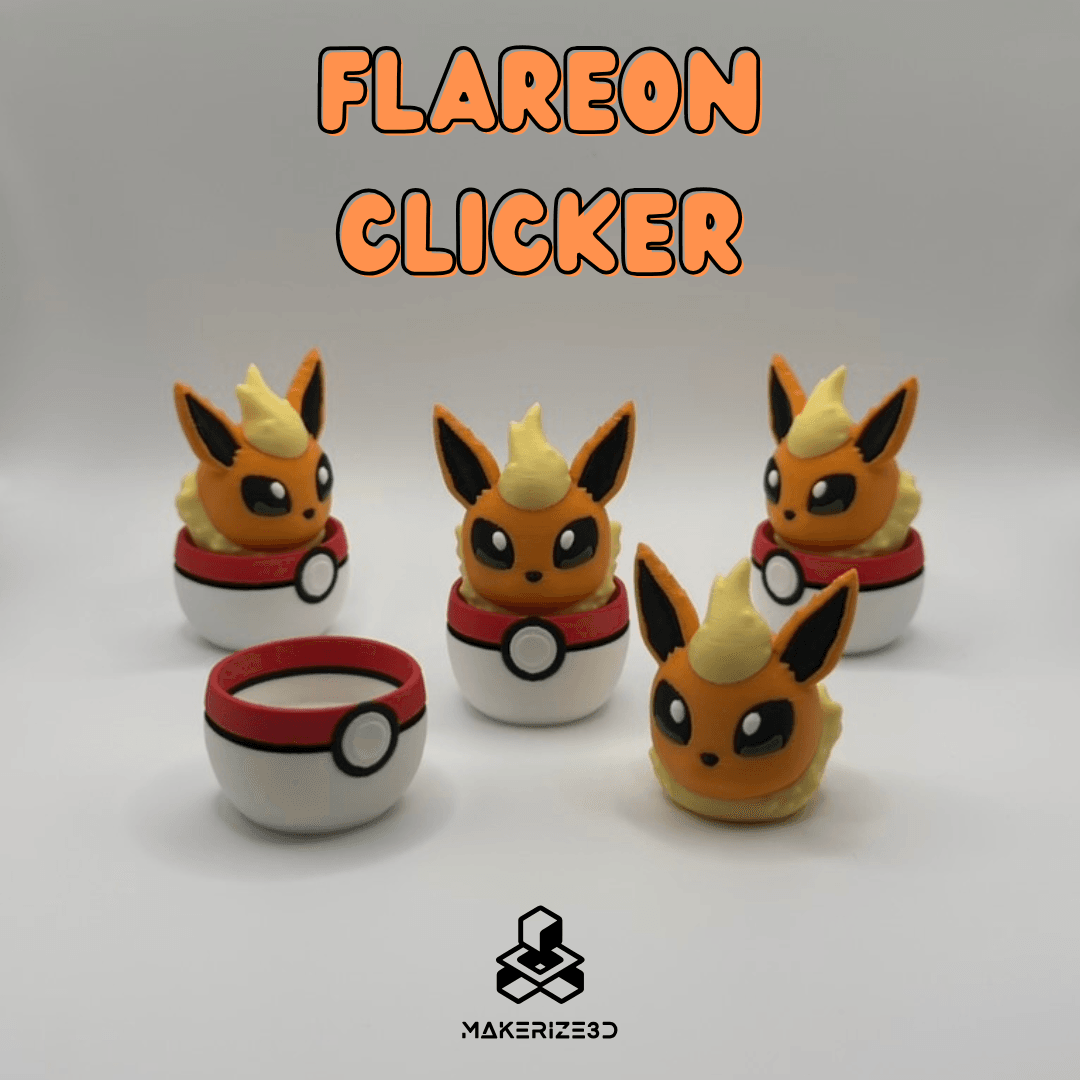 Flareon Clicker 3d model