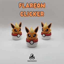 Flareon Clicker 3d model
