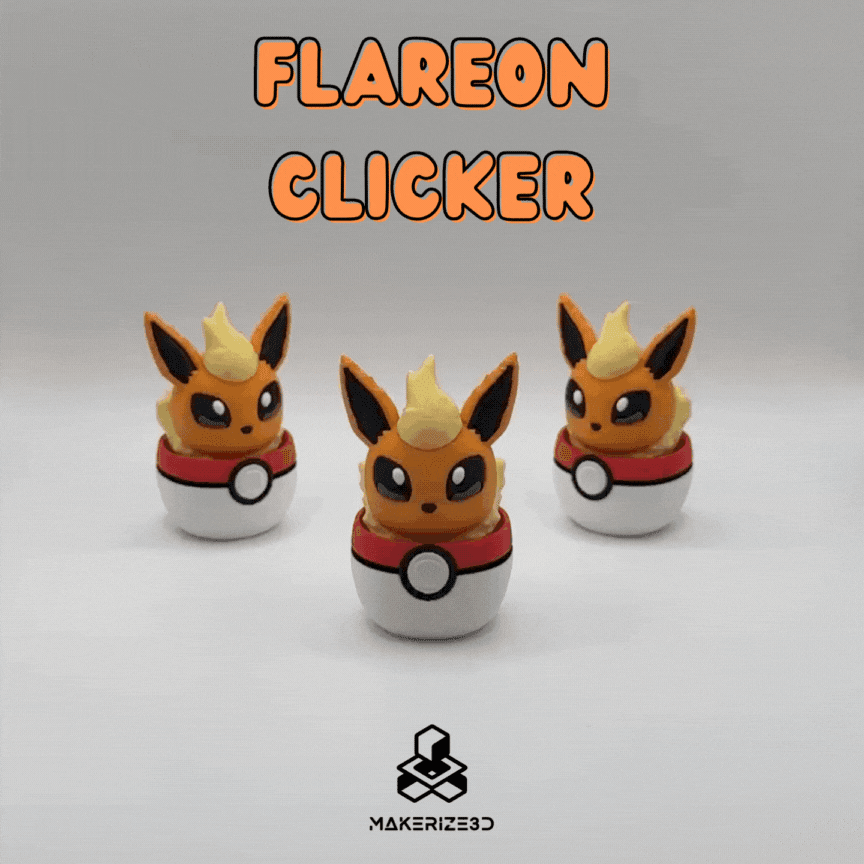 Flareon Clicker 3d model