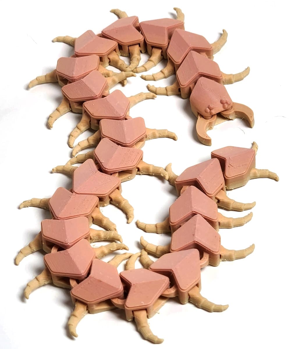 Articulated Scolopendra 3d model