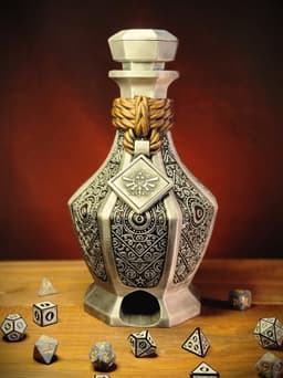 Legendary Potion Bottle Dice Tower With Storage 3d model