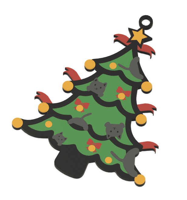Christmas Pack: Cat Tree I 3d model