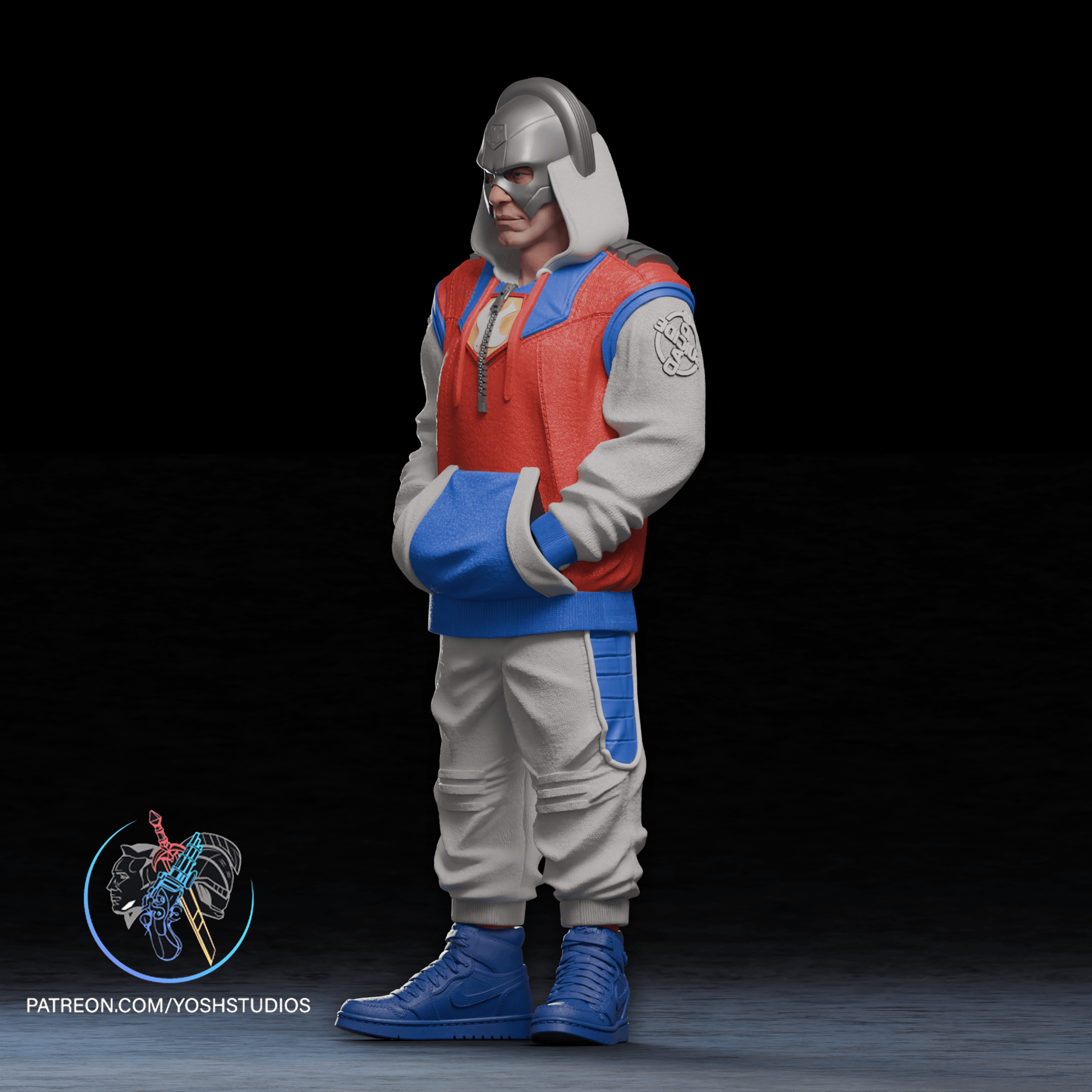 Urban Peacemaker Statue 3D Printer STL File 3d model