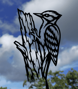 Woodpecker Tree Wall Art.stl 3d model