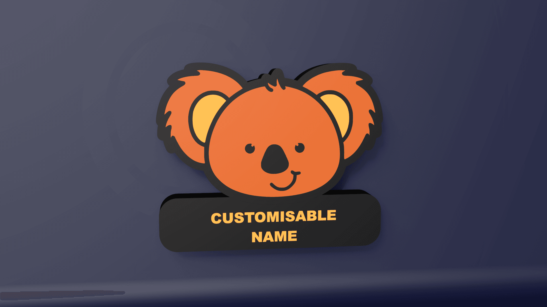 Cute Koala - LED Lightbox 3d model
