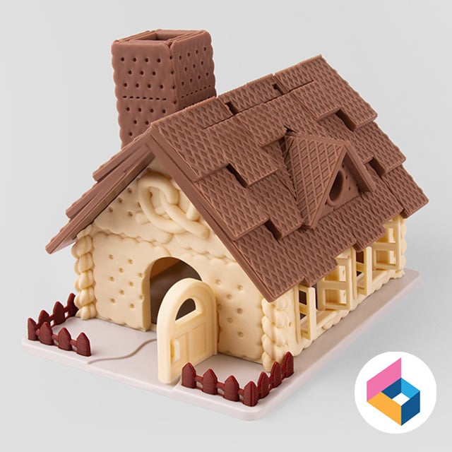Foldable_Cookie_House 3d model