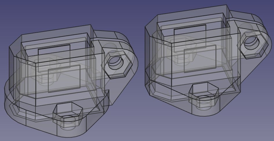XT60 wall mount 3d model