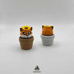 Potted Flower Buddies Clickers 3d model
