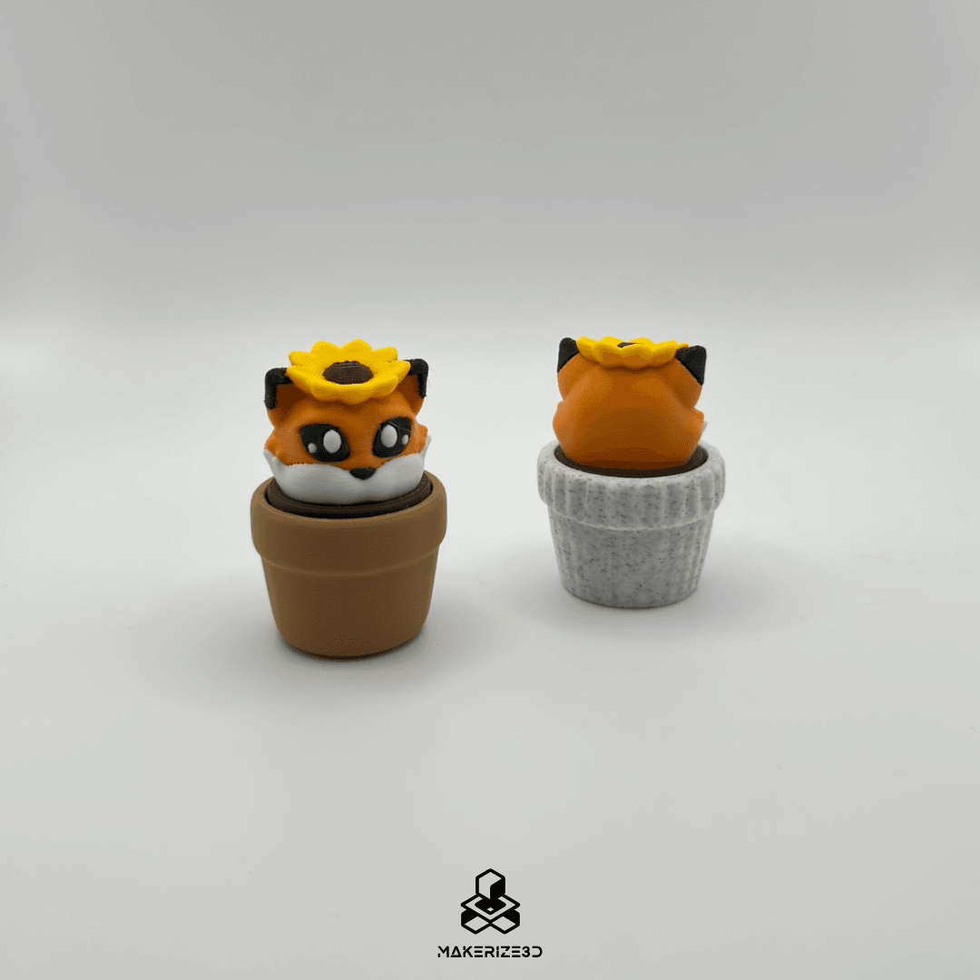 Potted Flower Buddies Clickers 3d model