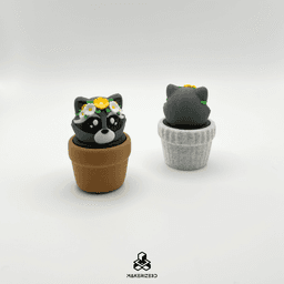 Potted Flower Buddies Clickers 3d model