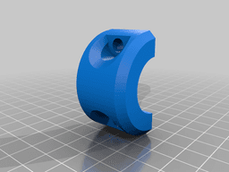 Shower shelf for rod 25 /18mm 3d model