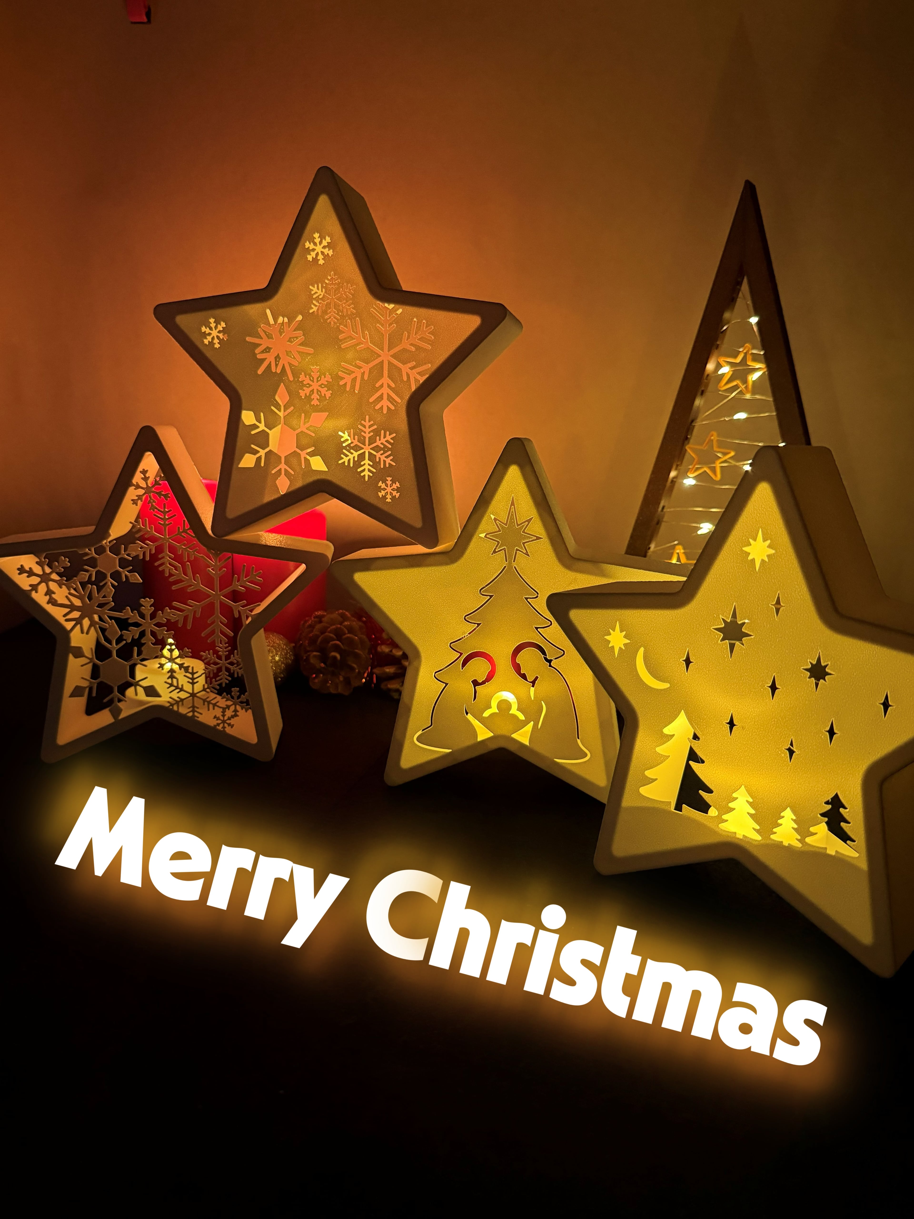 CHRISTMAS STARS 3d model