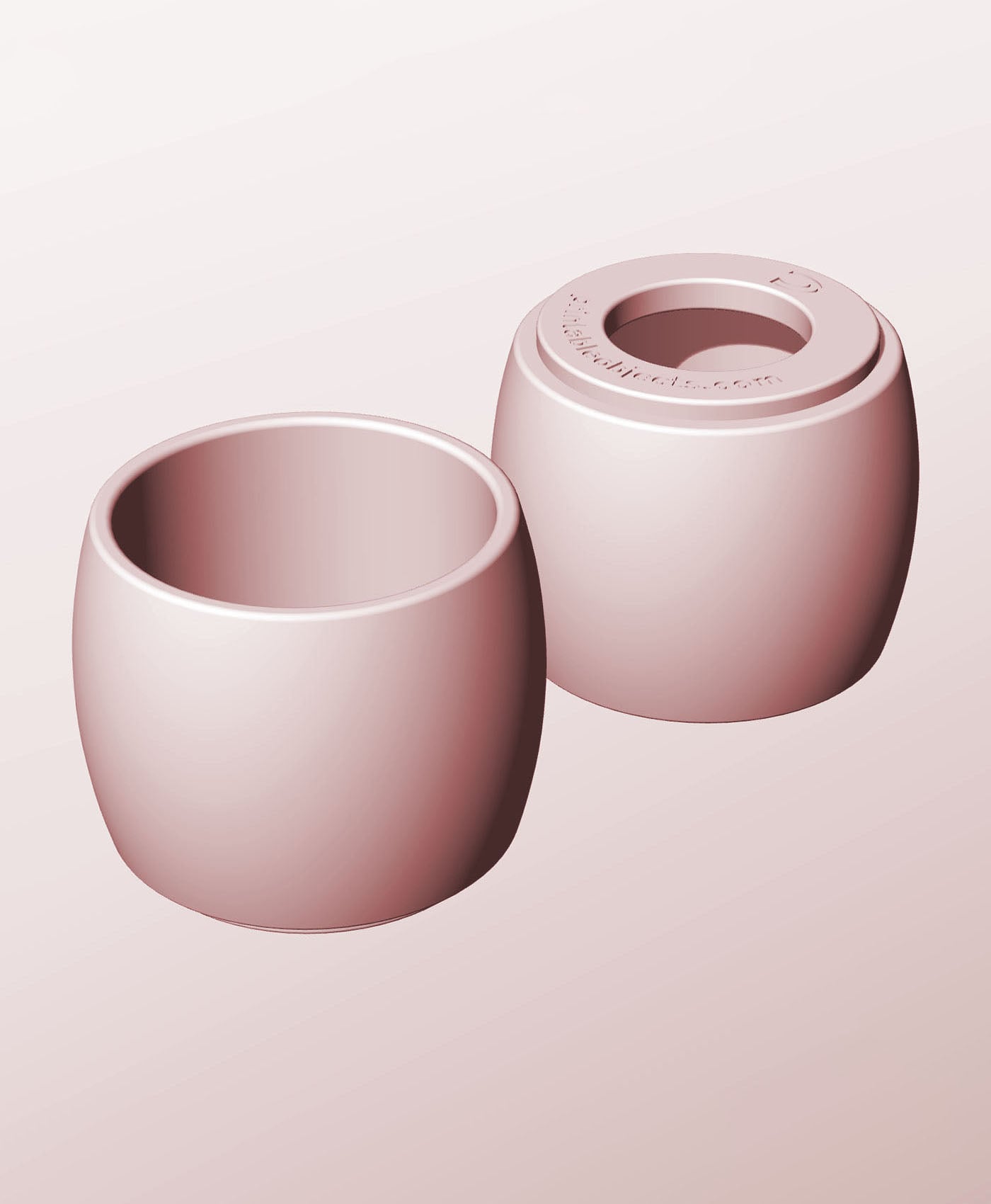 CR68-65-P Stackable pierced bin box module for creative decor 3d model