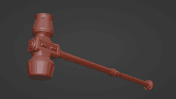 Dwarven Hammer 3D Print File (STL) 3d model
