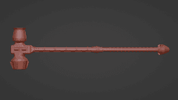 Dwarven Hammer 3D Print File (STL) 3d model