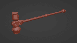Dwarven Hammer 3D Print File (STL) 3d model