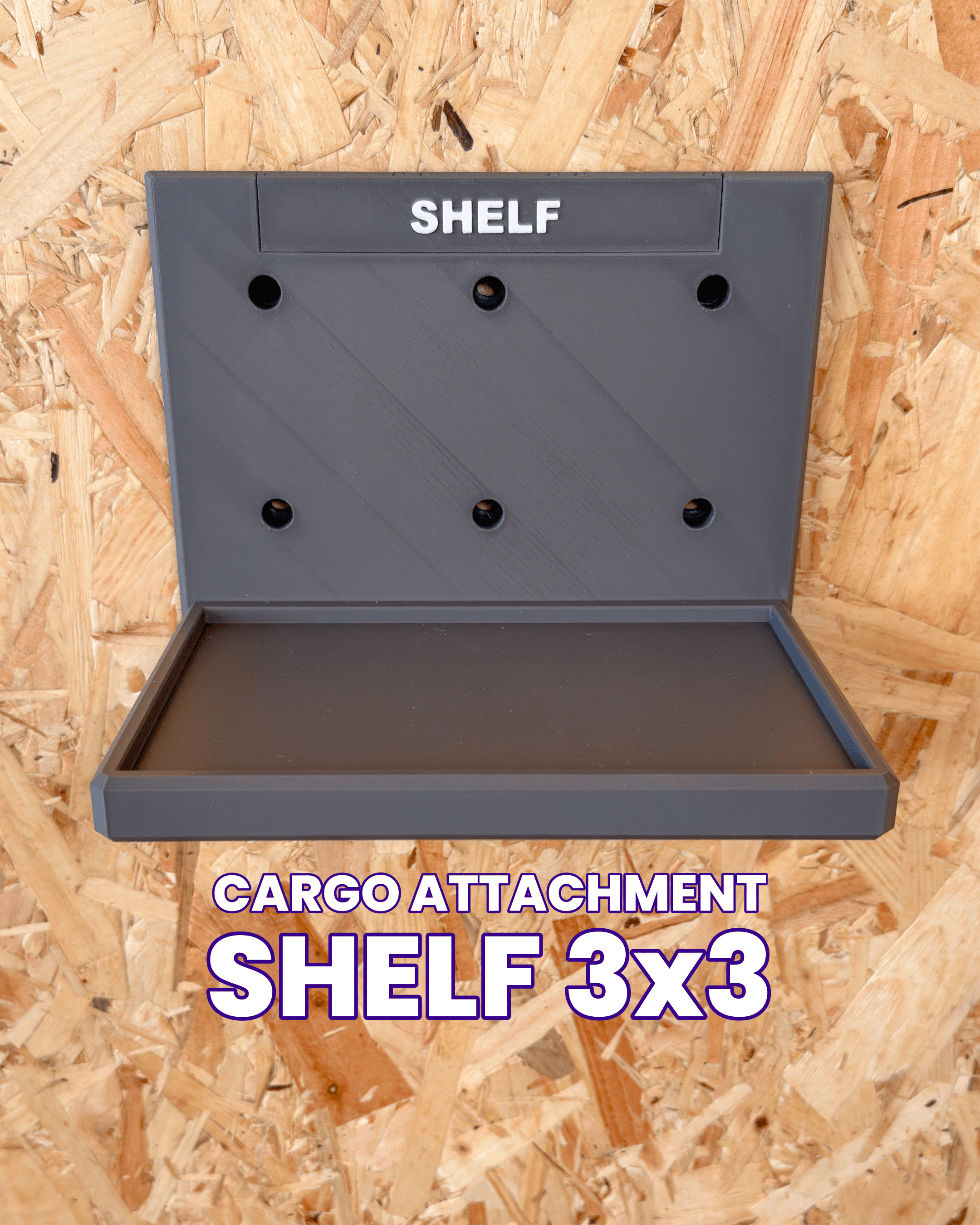 Shelf 3x3 - Cargo Attachment 3d model