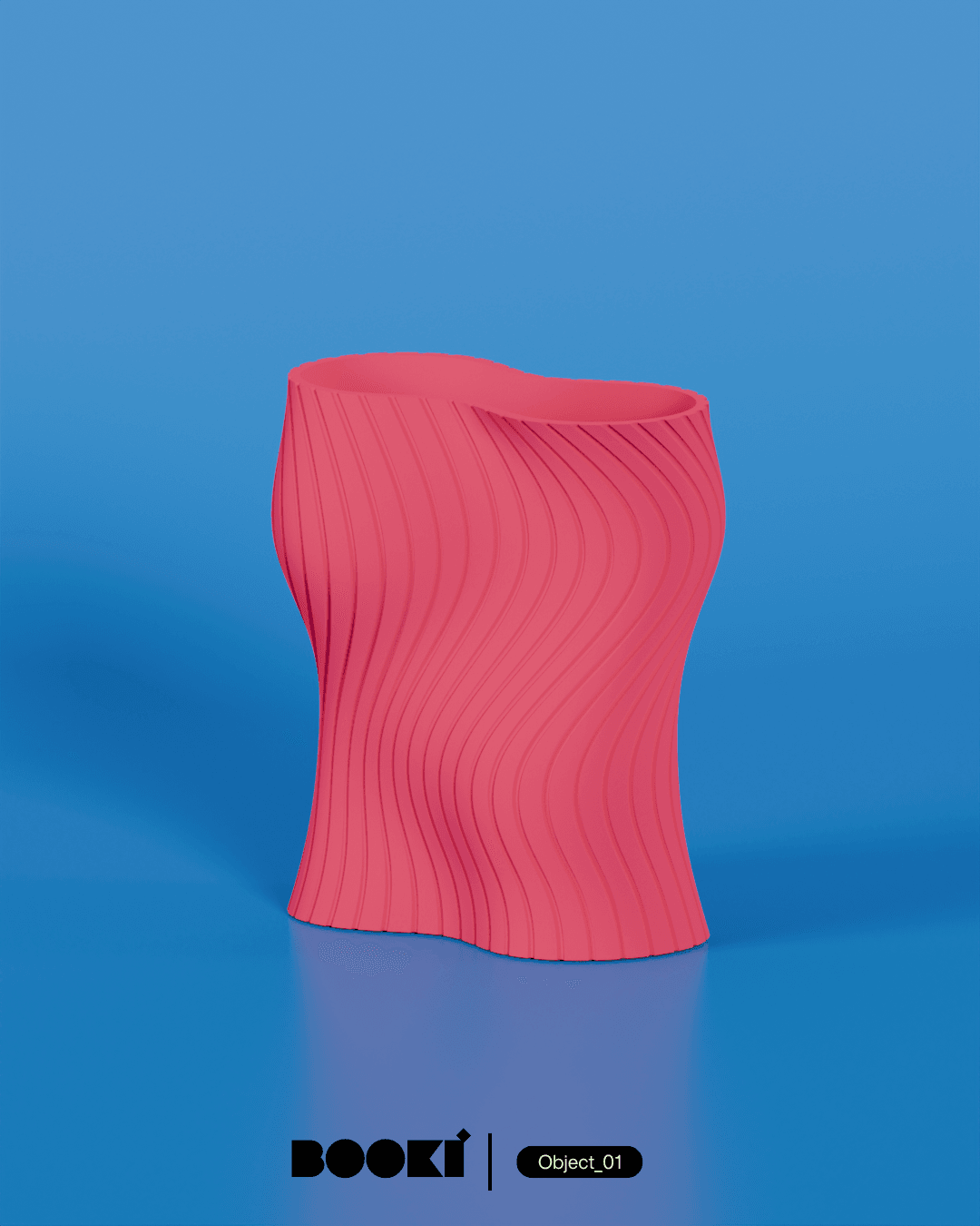 Geometric, Organic - vase | object 1 3d model