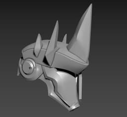 reinhardt helmet cosplay 3d model