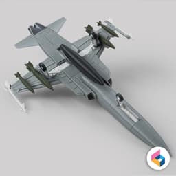 F-5E Armament Set 3d model
