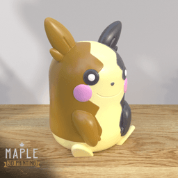 Morpeko - Happy - Angry - Ornamental 3d model
