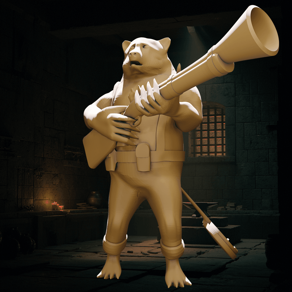 Bearman Fantasy v2.0 3d model