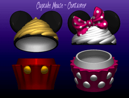 Cupcake Mouse - Extra Model 3d model