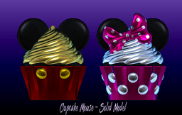 Cupcake Mouse - Extra Model 3d model