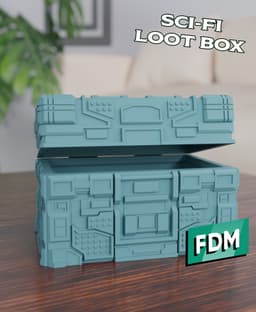 RPG - Sci-Fi Loot Box 3d model