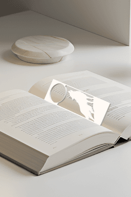 Wolf Bookmark, Gift Idea 3d model
