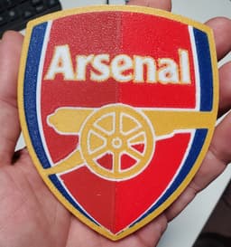 AMS / MMU Arsenal FC coaster or plaque 3d model