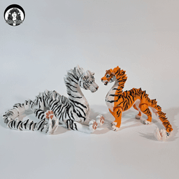 Tiger Dragon 3d model