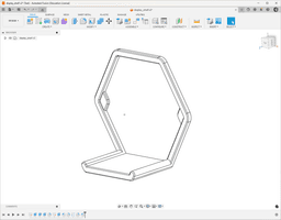 Miniature display wall shelf 3d model